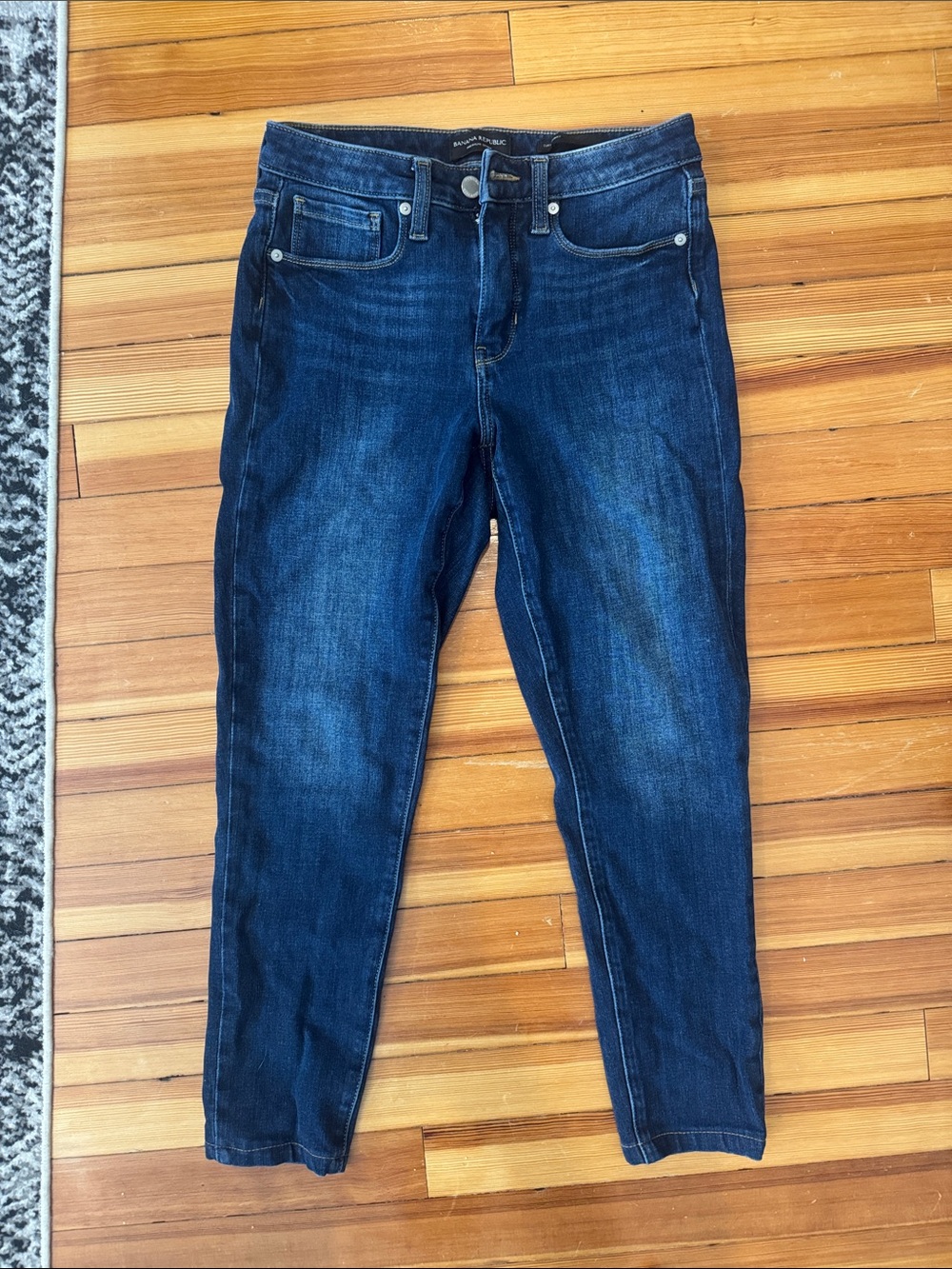 Banana Republic Dark Wash Curvy Skinny Jeans